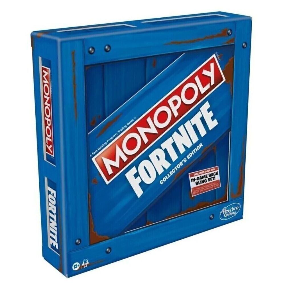 Hasbro Gaming MONOPOLY FORTNITE Collector's Edition Board Game